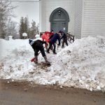 Students being engaged citizens in the community