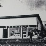 Exterior of Stewart’s during the early years.