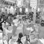 Cohen’s interior during the Christmas season.