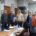 Several members of the Grand Falls-Windsor Heritage Society with Heritage NL staff.