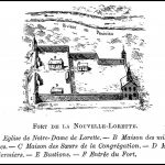 Depiction of the Nouvelle-Lorette fort in Father Beaubien’s time