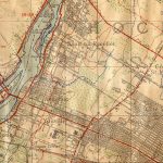 Topographical map of the Sault-au-Récollet area sometime after 1940