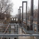 The commemorative structures and vestiges of the mills, spring 2022