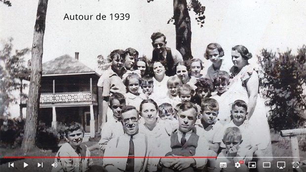 The Danis family around 1939. At the time, they live on Hamelin Street, near La Visitation school.