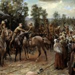 The Relief Of Ladysmith Oil Painting By J.H.F. Bacon.