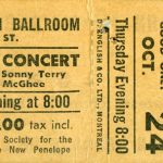 “Big Blues” benefit concert ticket