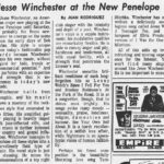 One of the first Jesse Winchester reviews