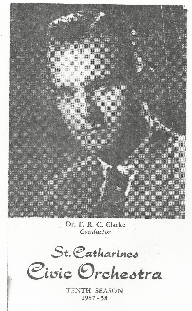 Dr. F. R. C. Clarke, Conductor On the Down Beat 70 Years of the