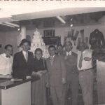 Gar Meltzer with Rabbi Green in store