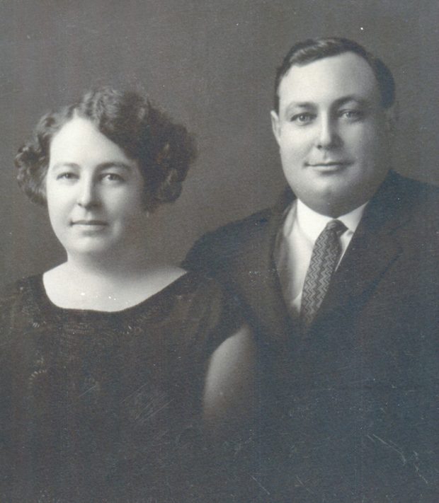 A formal portrait of Mr. and Mrs. Lévesque
