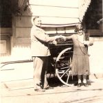 Alfred Lévesque and his wife Albertine Collin in the years 1925-1930.
