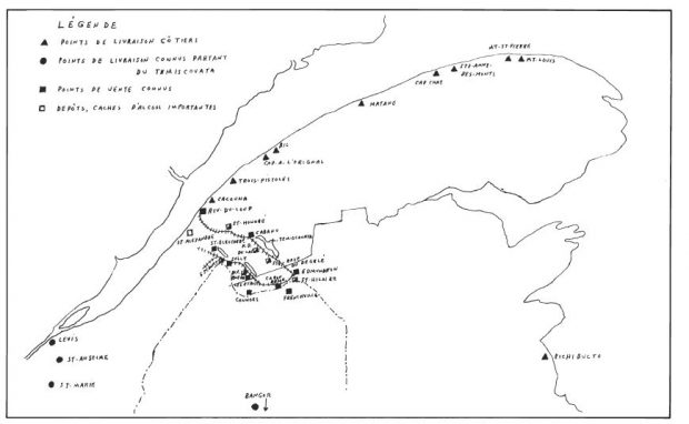 Hand drawn map