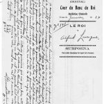 One of the many subpoenas issued in 1934 as part of Alfred’s trial.
