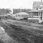 Photo of downtown Aldergrove, ca. 1910