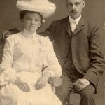 Philip Jackman Jr. and his spouse, Anna Caroline Jackman (née Wadel), ca. 1903