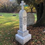 Philip and Sarah Jackman’s grave in the Aberdeen Cemetery, Abbotsford, 2017