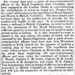 The Cork Daily Reporter on the Columbia Detachment