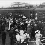 Men Leaving Westminster Junction Station for WWI