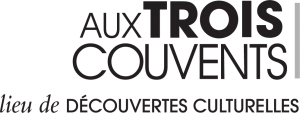 Black and white logo of the museum Aux Trois Couvents