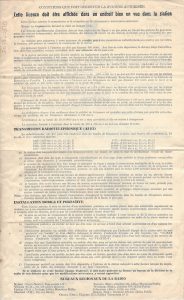 Dense text in French on a licence to operate a radio station.