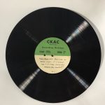 CKAC Transcription Disc, 1949