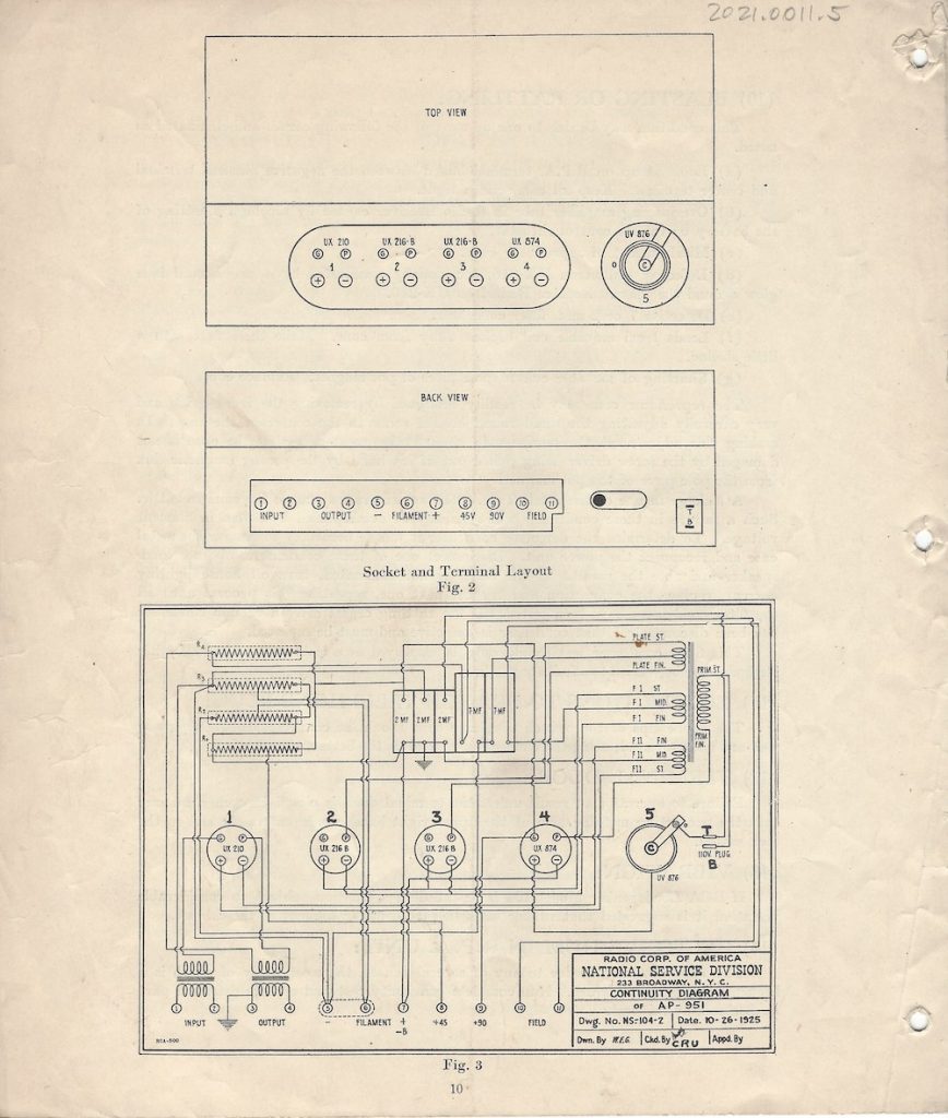 page featuring diagram of speaker