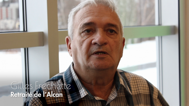 Gilles Fréchette, a retired Alcan employee