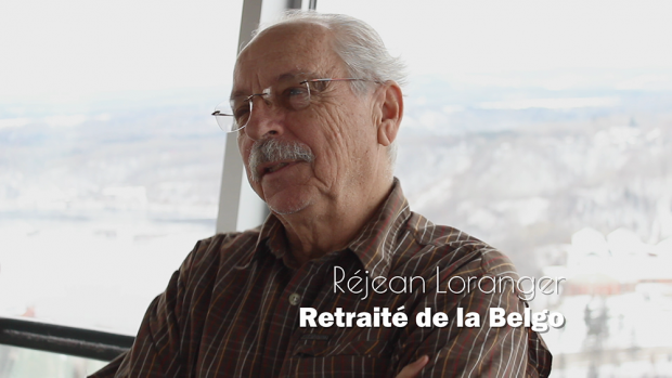 Réjean Loranger, a retired Belgo employee