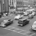 Forges Street in Full Swing, 1955