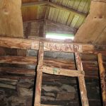 English Root Cellar Hatch Entrance Ladder