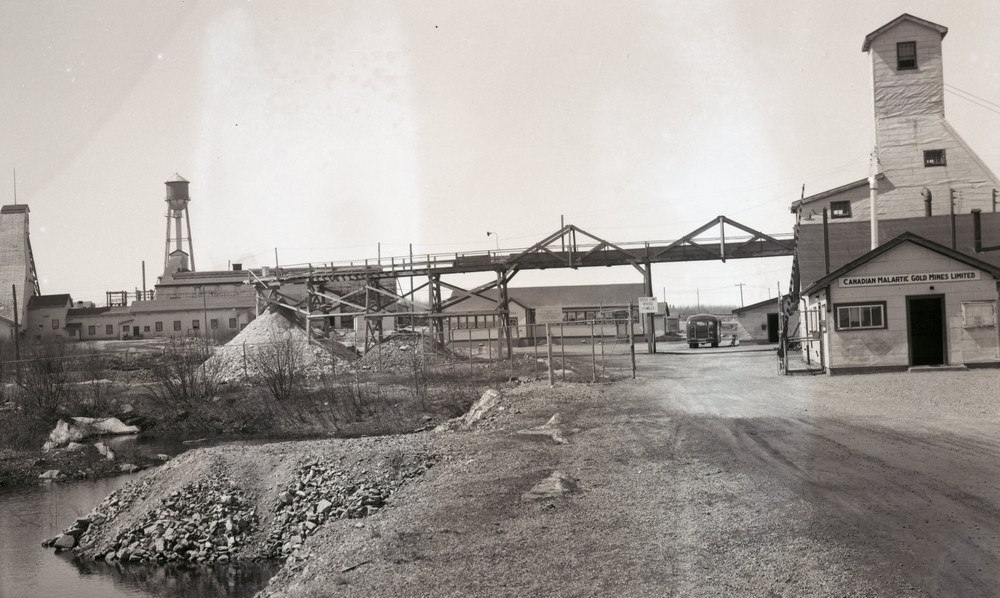 Old picture of the Canadian Malartic mine