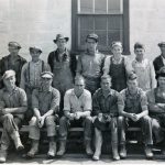 Group of workers from East Malartic Mine in 1939