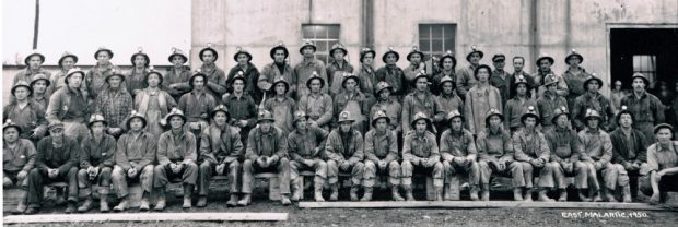 East Malartic workers in 1950