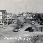 Malartic’s Main Street in the 1940s
