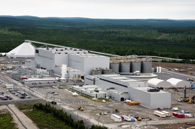 View of the Canadian Malartic mine