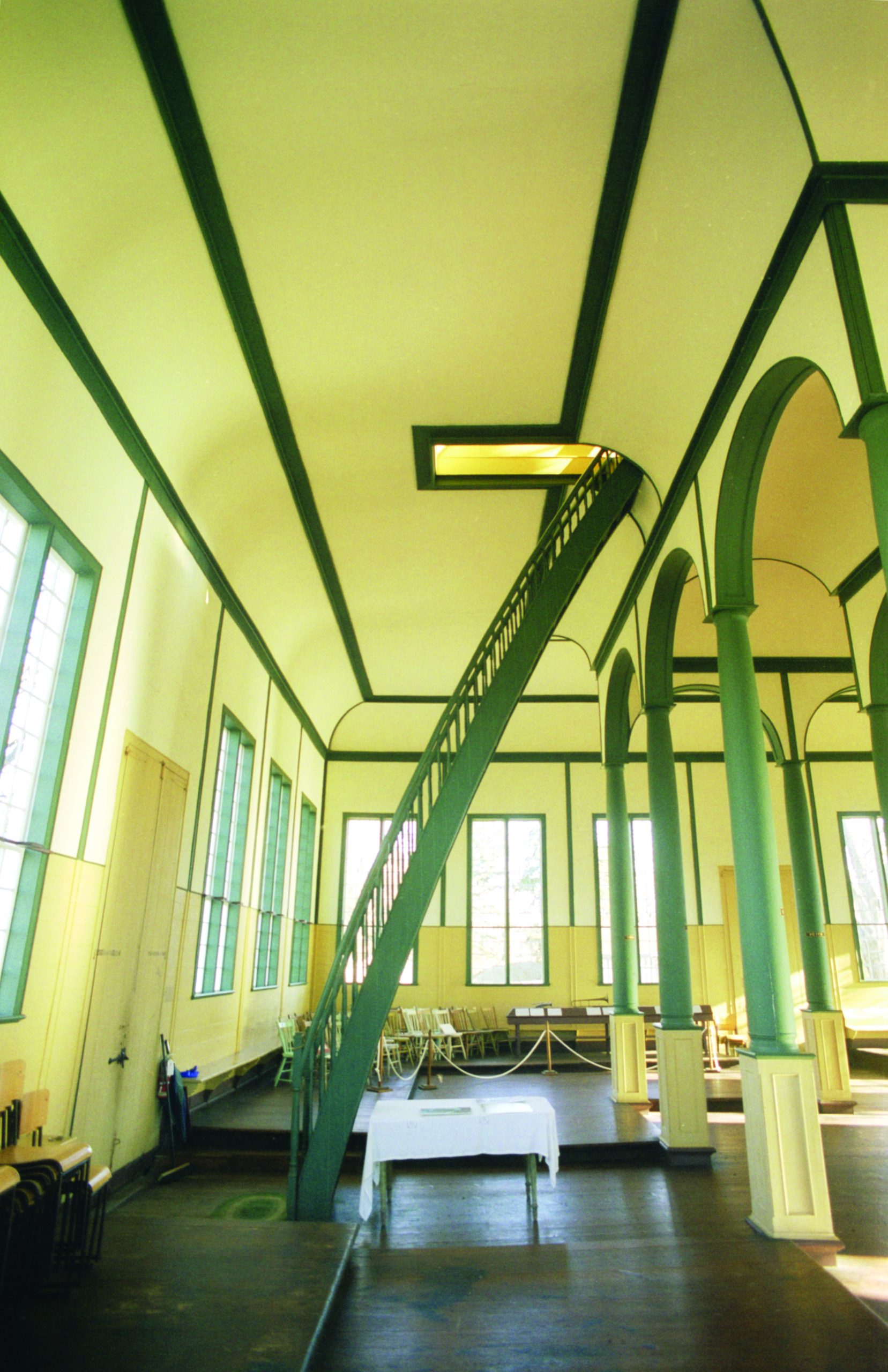 A photo of Jacob's ladder inside the Temple.