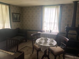 Front parlor room of the Doan House.