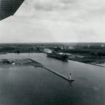 Oshawa Harbour with New Concrete Pier