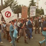 Teachers marching in solidarity