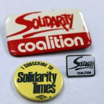 Solidarity Coalition buttons and pins