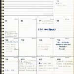 Art Kube’s appointment book