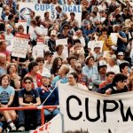 Postal workers and public employees, Empire Stadium rally
