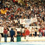 Crowd at the Empire Stadium rally