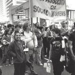 Social workers, October 15 rally