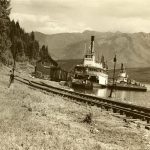 SS Minto and SS Beaton at Arrowhead, circa 1945
