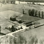 Aerial View of McKinnon’s Standard Dairy Farm, circa 1950