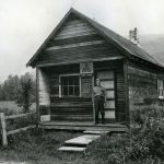Mount Cartier, Post Office with James Ozero, Postmaster, circa 1965