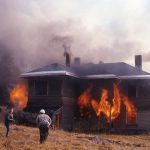 Demolition of Domke house, 1971