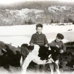 Wallace and Bob Hall at Hall’s Landing, circa 1925