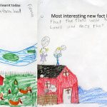 Drawings from Begbie View Elementary students, 2016